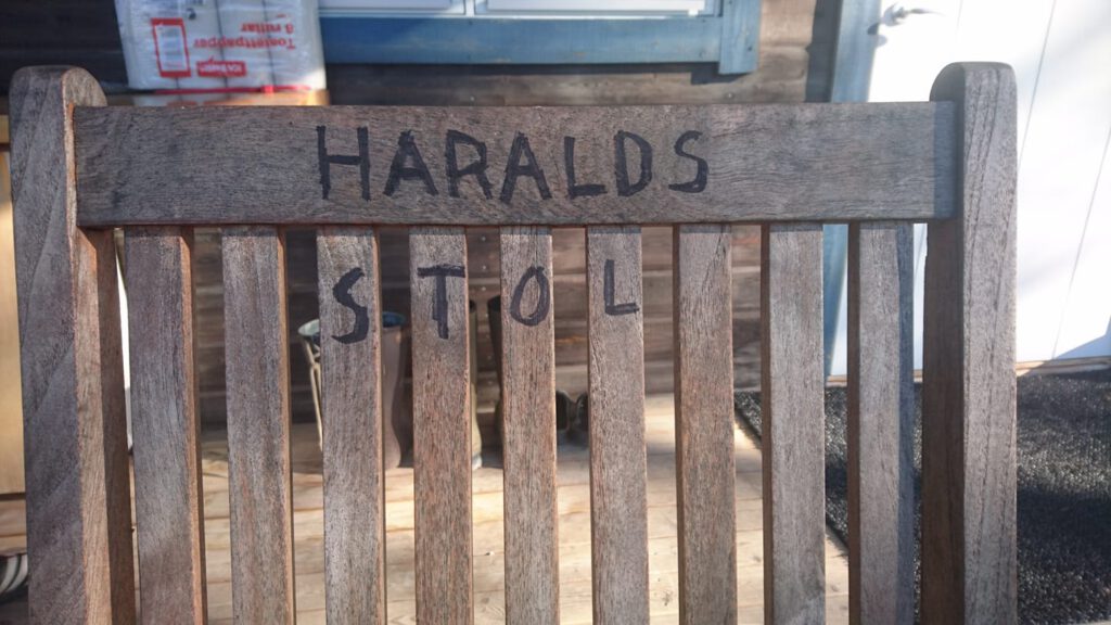 Haralds Stol - die "Inschrift"