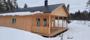 Dank für die Fotos von unserem Häuschen in Lappland