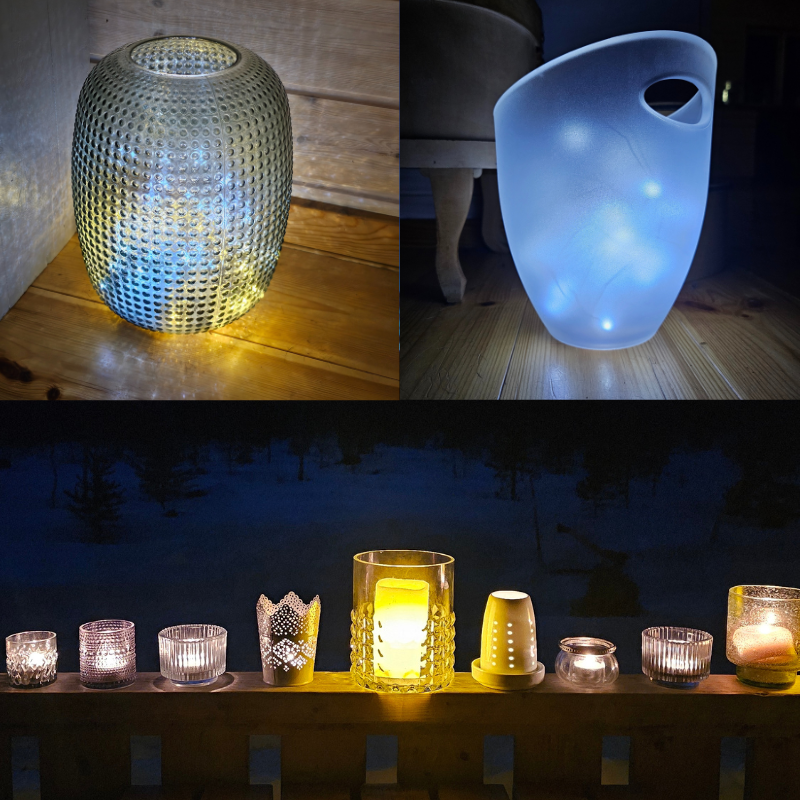 11 Windlichter 2 Collage