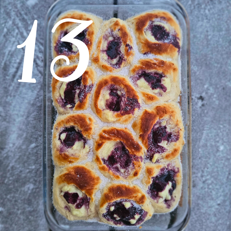 13 Vaniljbullar Adventskalender