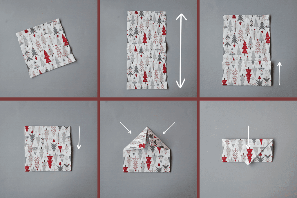 23 Servietten falten Umschlag Tischdeko x