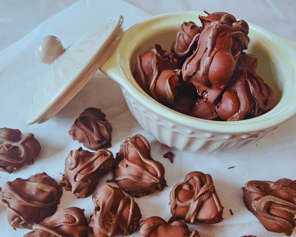 Trillingnötter fertig - Pralinen Rezept Adventskalender