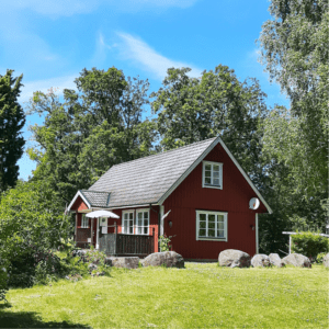 Espered von vorne - Ferienhaus in Südschweden mieten