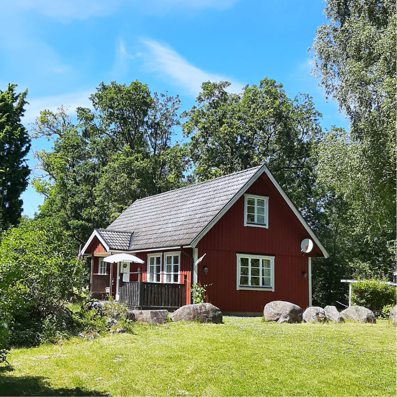 Espered von vorne - Ferienhaus in Südschweden mieten